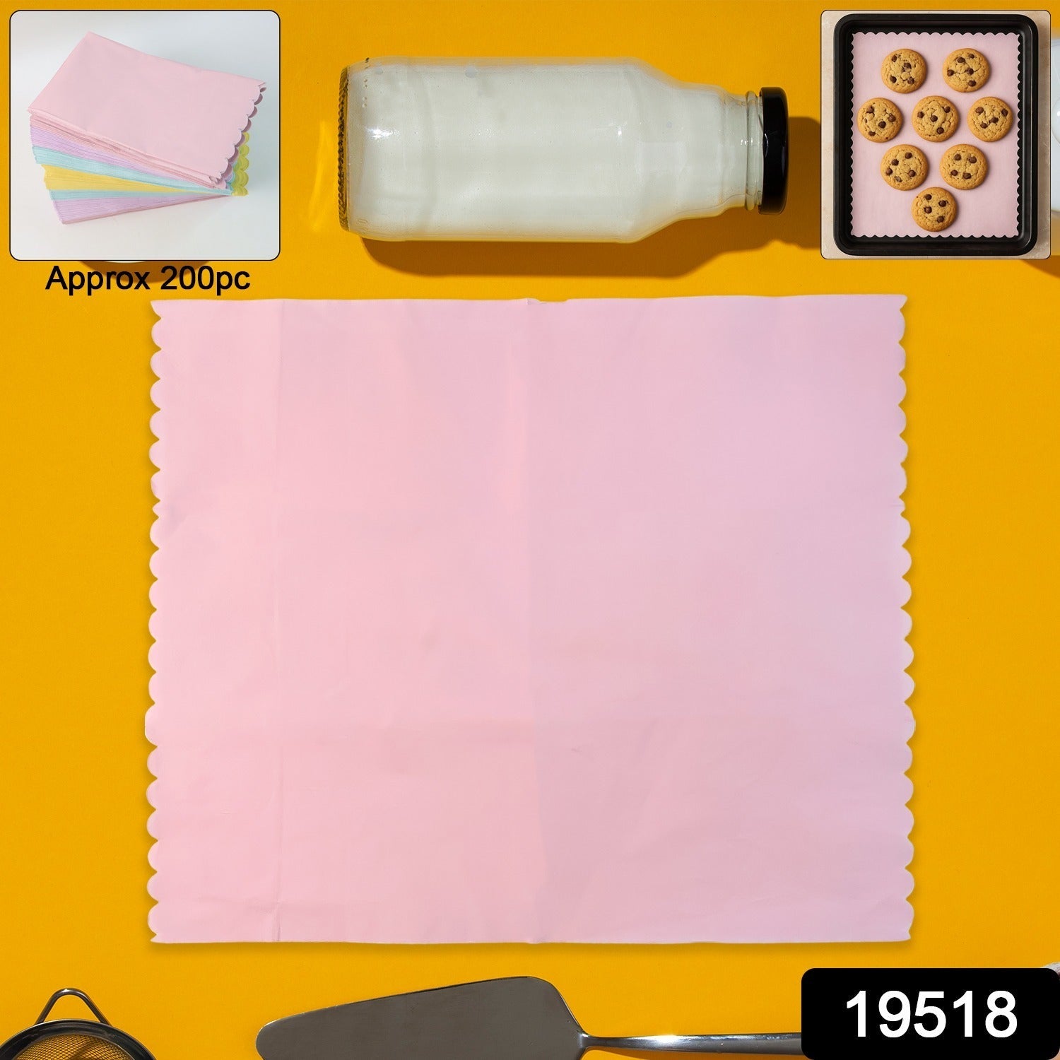 Assorted Color Greaseproof Baking Paper Sheets  Assorted Color Greaseproof Baking Paper Sheets